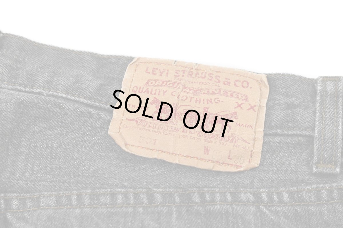 画像5: 90' Used Levi's 501 Denim Pants Black made in USA リーバイス (5)