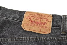 画像5: 90' Used Levi's 501 Denim Pants Black made in USA リーバイス (5)