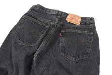 画像4: 80s Used Levi's 501 Denim Pants Black made in USA リーバイス (4)