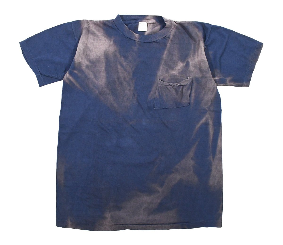 画像1: Used S/S Fade Pocket Tee Navy (1)