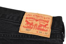 画像5: Used Levi's 501 Denim Pants Black リーバイス (5)