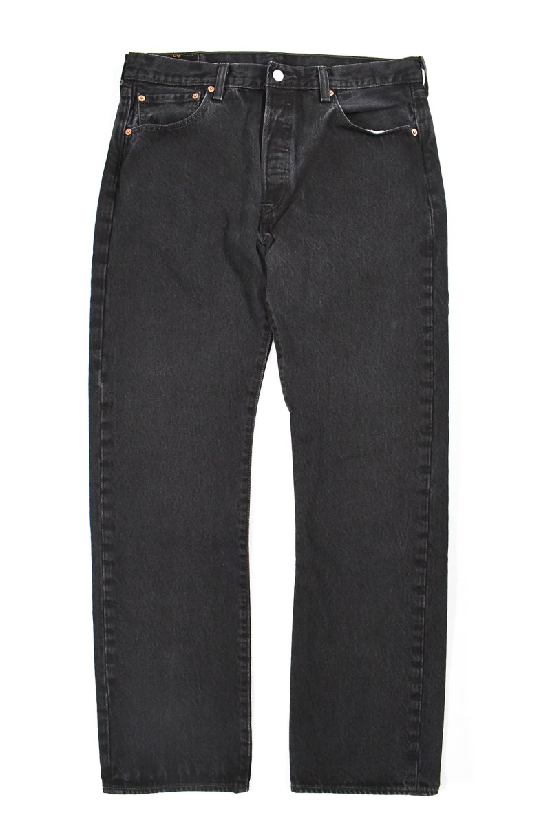 画像1: Used Levi's 501 Denim Pants Black リーバイス (1)