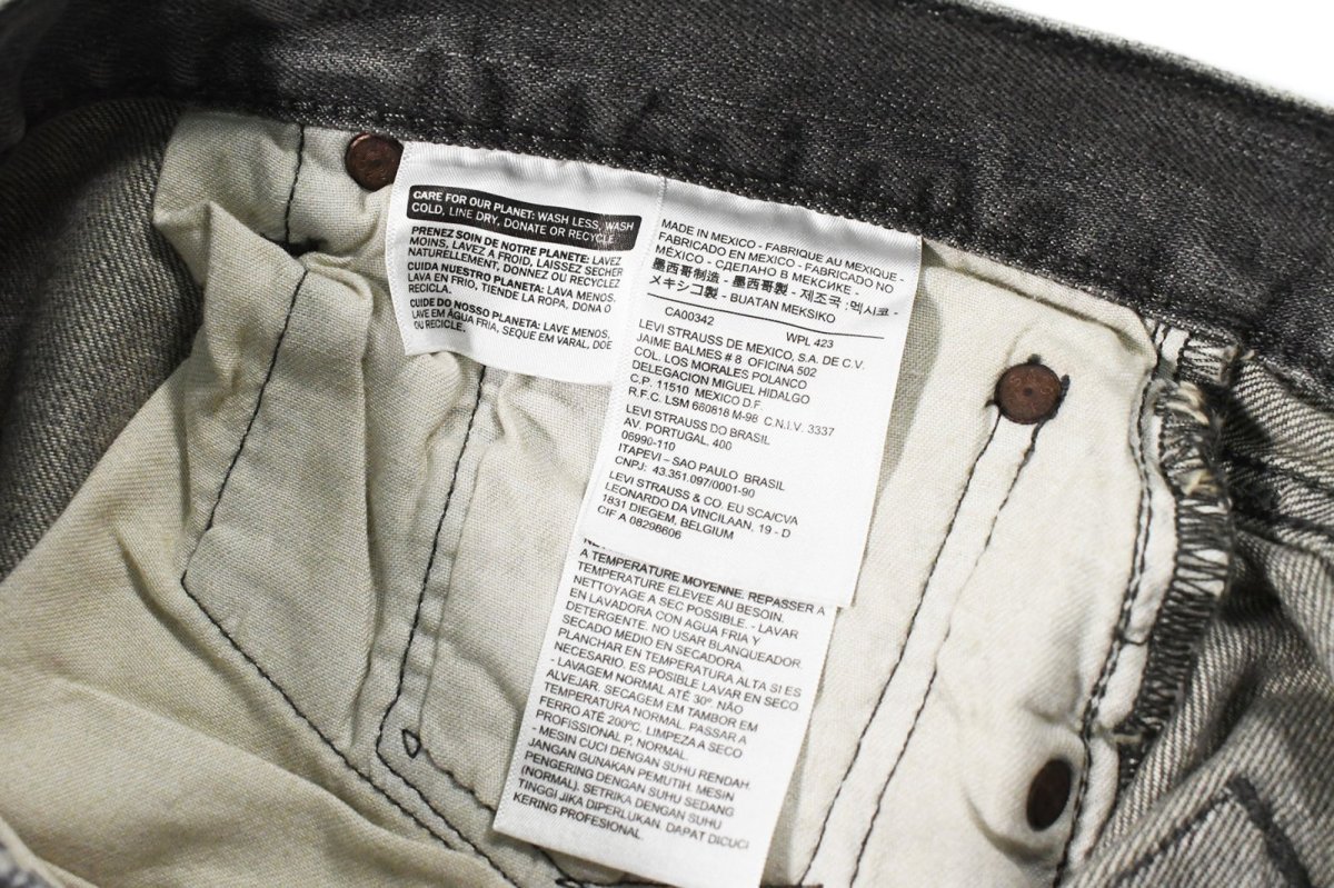 画像7: Deadstock Levi's 501 Denim Pants #1145 リーバイス (7)