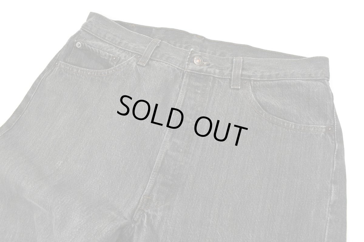 画像2: 90' Used Levi's 501 Denim Pants Black made in USA リーバイス (2)