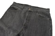 画像2: 90' Used Levi's 501 Denim Pants Black made in USA リーバイス (2)