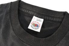 画像3: Used Fruit of the Loom S/S Fade Pocket Tee Black made in USA (3)