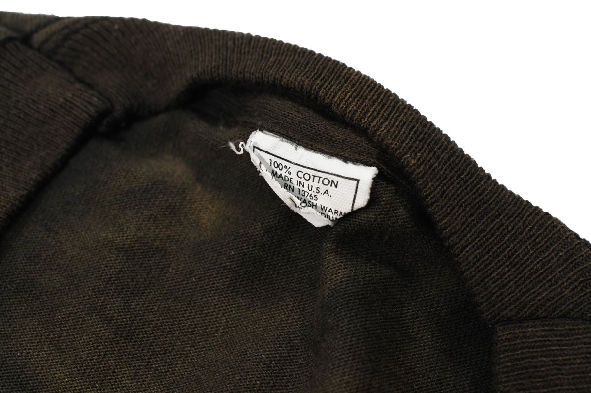 画像2: Used S/S Fade Tee Black made in USA (2)