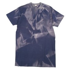 画像1: Used Fruit of the Loom S/S Fade Pocket Tee Navy made in USA (1)