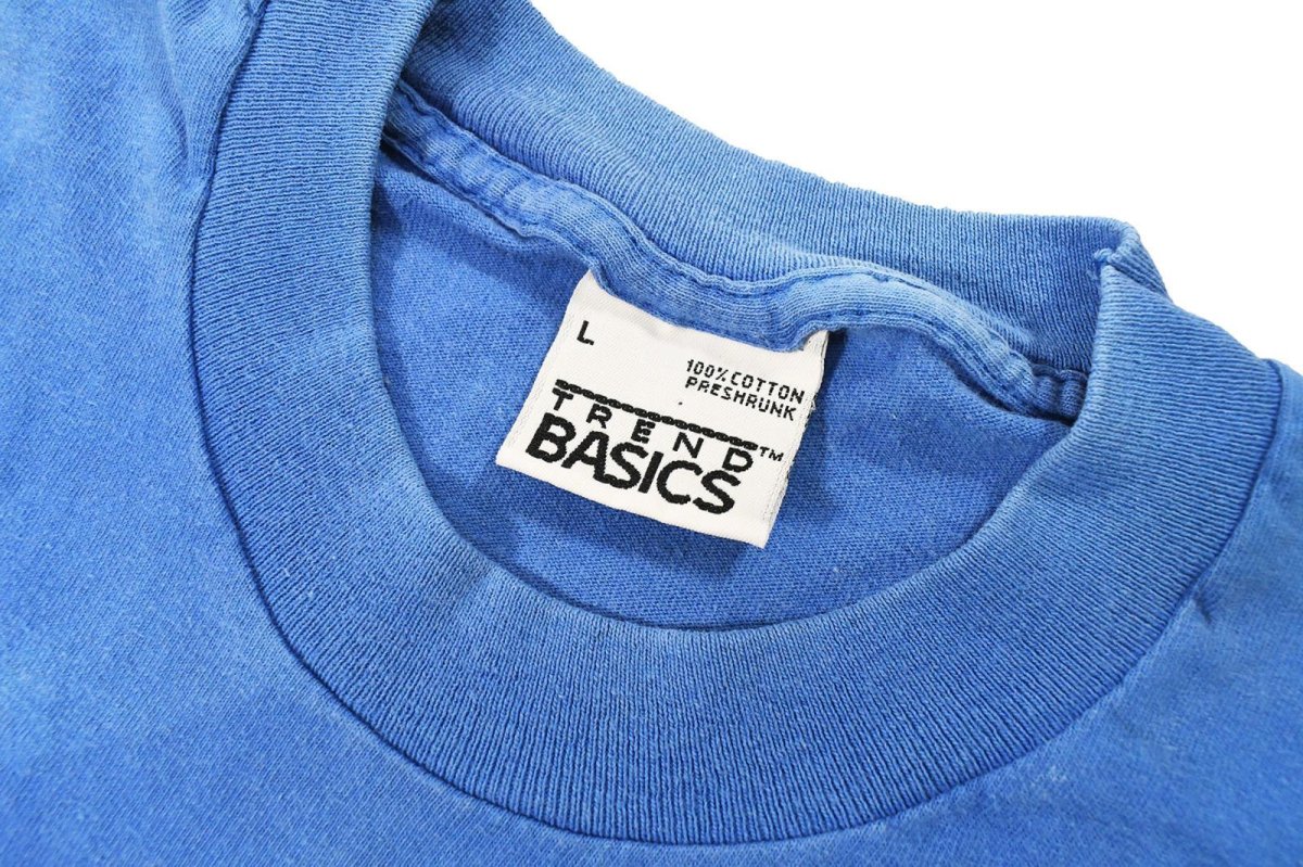 画像3: Used Trend Basics S/S Fade Pocket Tee Blue made in USA (3)