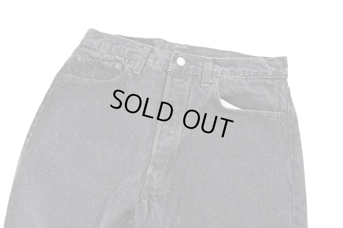 画像2: 80s Used Levi's 501 Denim Pants Black made in USA リーバイス (2)