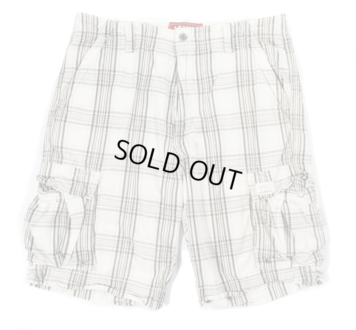 画像1: Used Levi's Check Cargo Shorts (1)