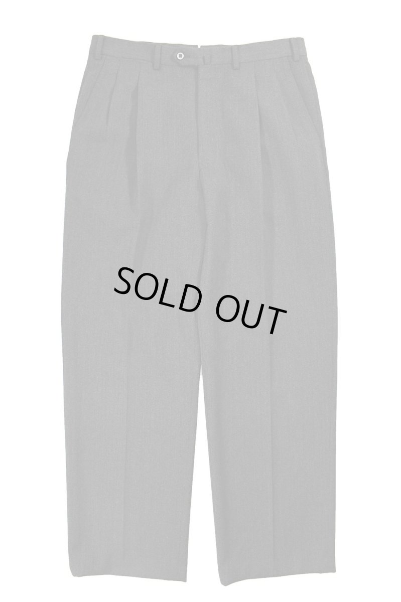 画像1: Used Summer Wool Pleated Slacks (1)