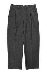 画像1: Used Summer Wool Pleated Slacks (1)