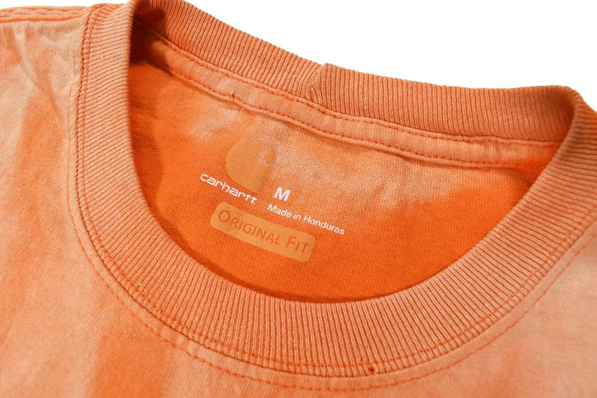 画像3: Used Carhartt S/S Fade Pocket Tee Orange (3)