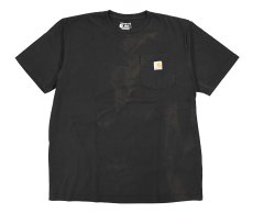画像1: Used Carhartt S/S Fade Pocket Tee Black (1)