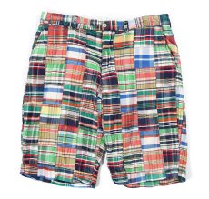 画像1: Used Polo Ralph Lauren Patchwork Check Shorts (1)