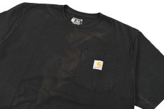 画像2: Used Carhartt S/S Fade Pocket Tee Black (2)