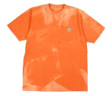 画像1: Used Carhartt S/S Fade Pocket Tee Orange (1)