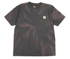画像1: Used Carhartt S/S Fade Pocket Tee Charcoal (1)