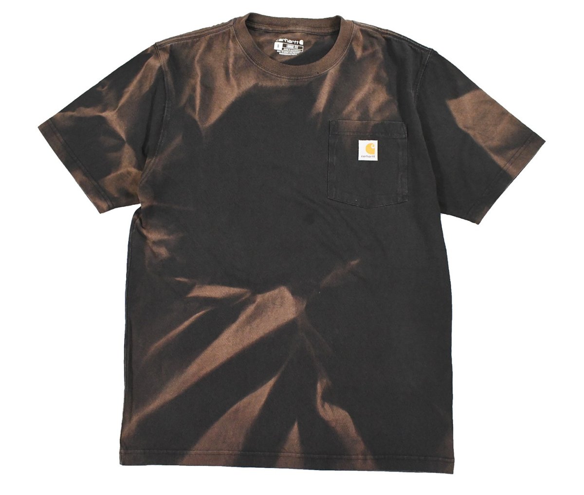 画像1: Used Carhartt S/S Fade Pocket Tee Black (1)