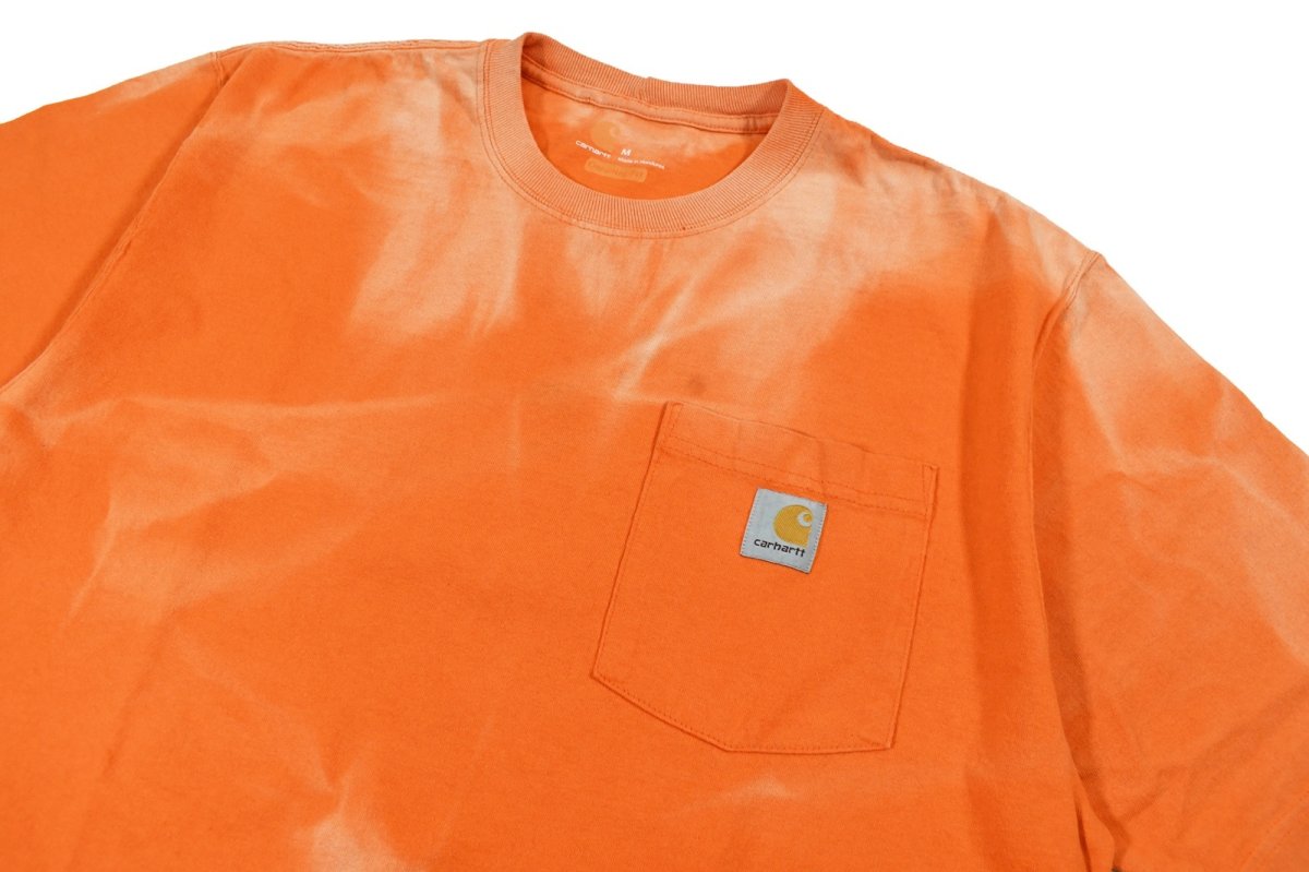 画像2: Used Carhartt S/S Fade Pocket Tee Orange (2)