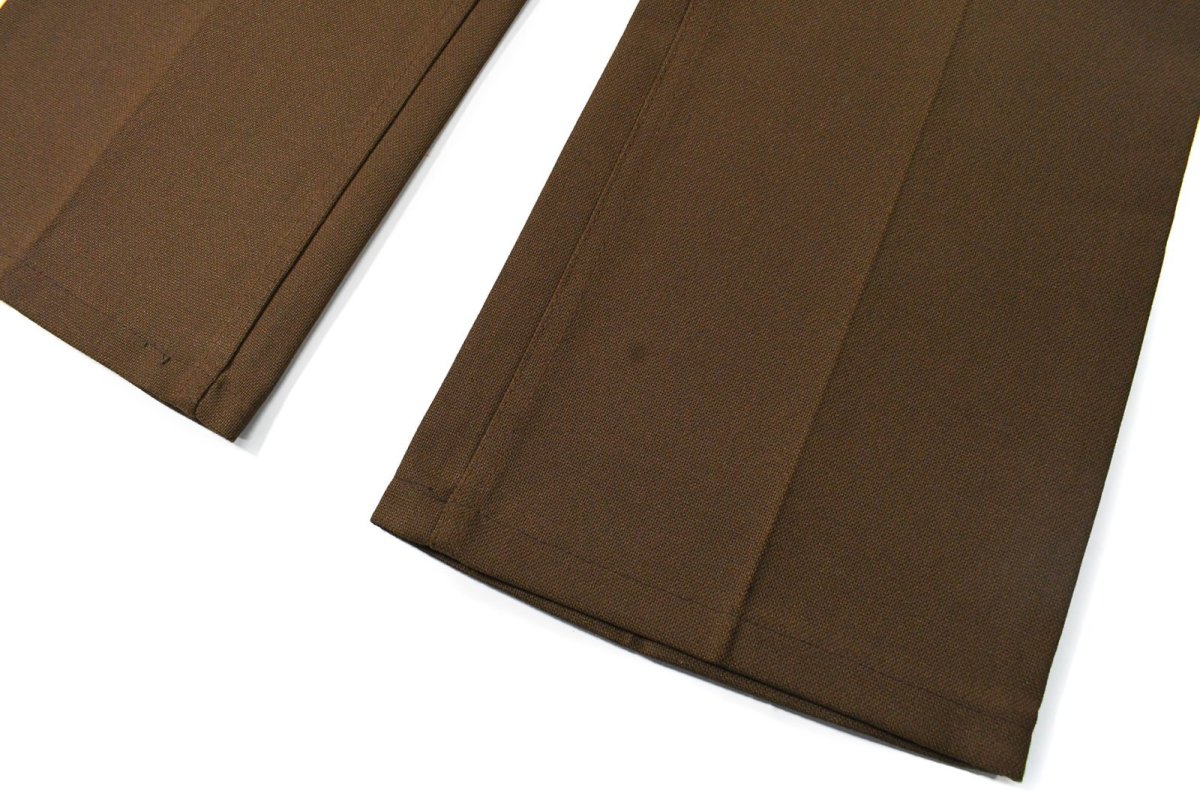 画像3: Deadstock Levi's 517 STA-PREST Flare Pants Brown made in USA スタプレ (3)