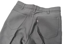 画像4: Used Levi's 517 Flare Pants Grey made in USA スタプレ (4)