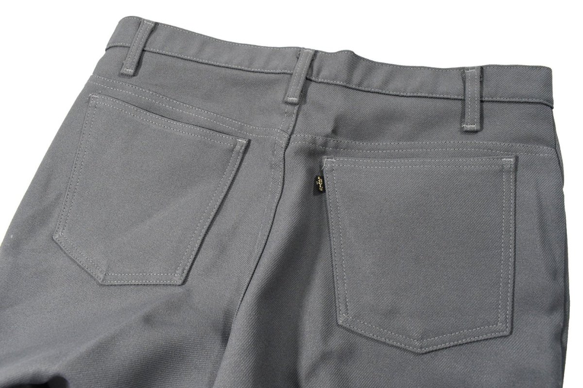 画像4: Used Levi's 517 Flare Pants Grey made in USA スタプレ (4)