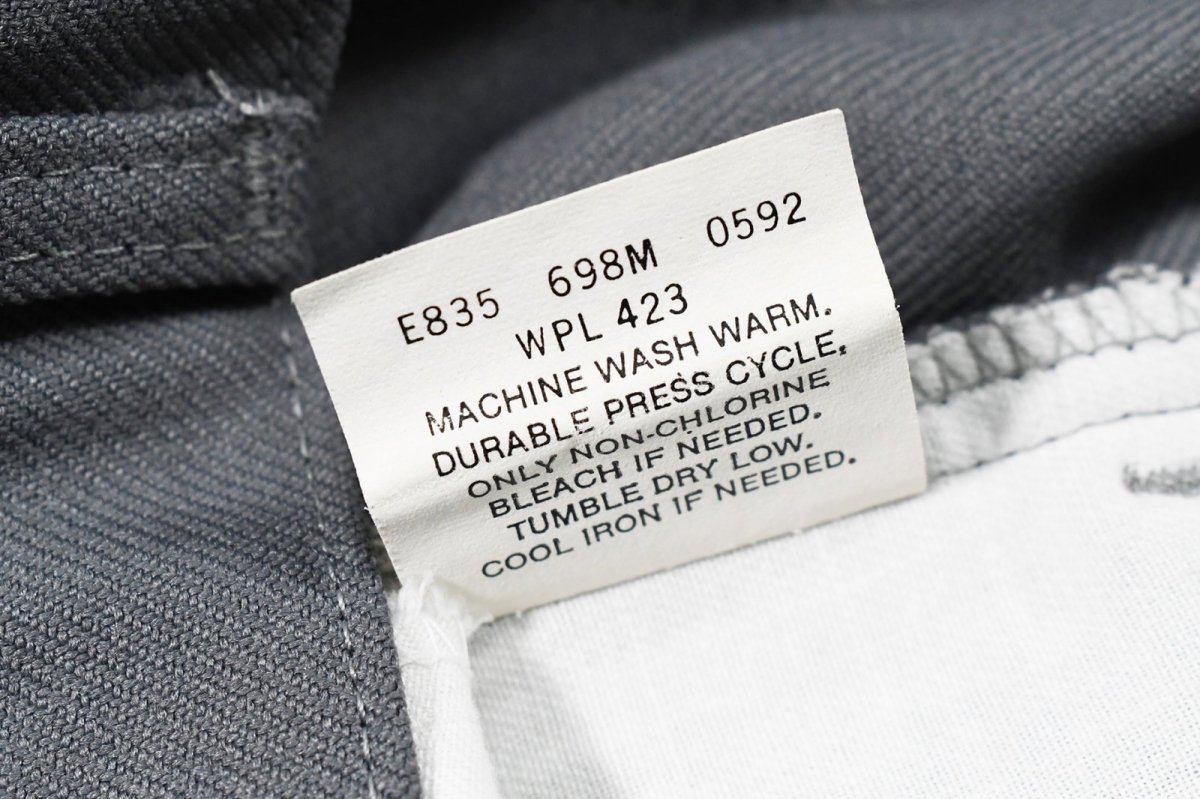 画像6: Used Levi's 517 Flare Pants Grey made in USA スタプレ (6)