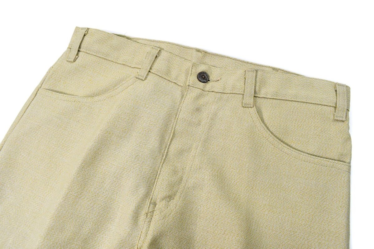 画像2: Deadstock Levi's STA-PREST Pants Khaki スタプレ (2)