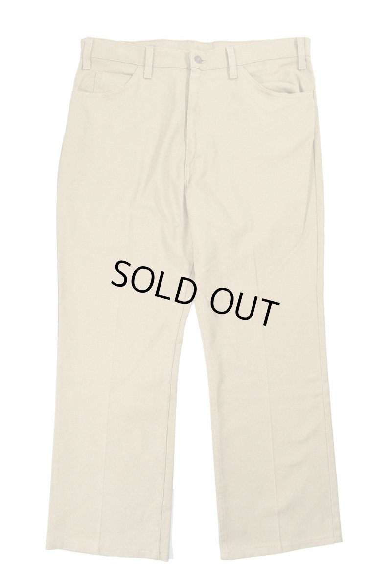 画像1: Used Levi's 517 STA-PREST Flare Pants Khaki made in USA スタプレ (1)