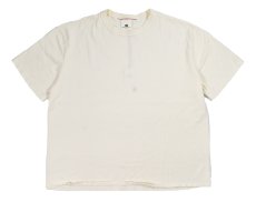画像1: MOOJI MOOJI US Oversize Crop T-Shirt Cream (1)