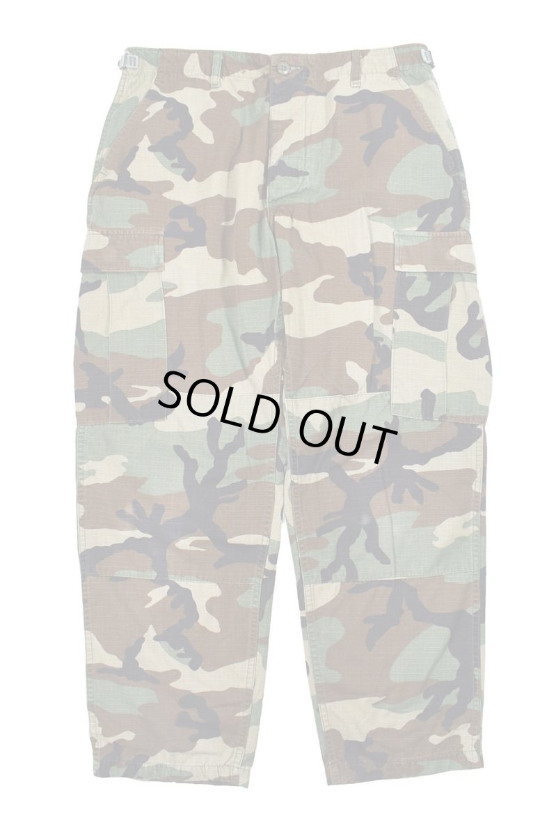 画像1: Used Us Military Hot Weather Ripstop Combat Trouser Woodland Camo (1)