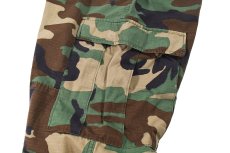 画像5: Used Us Military Ripstop Combat Trouser Woodland Camo (5)