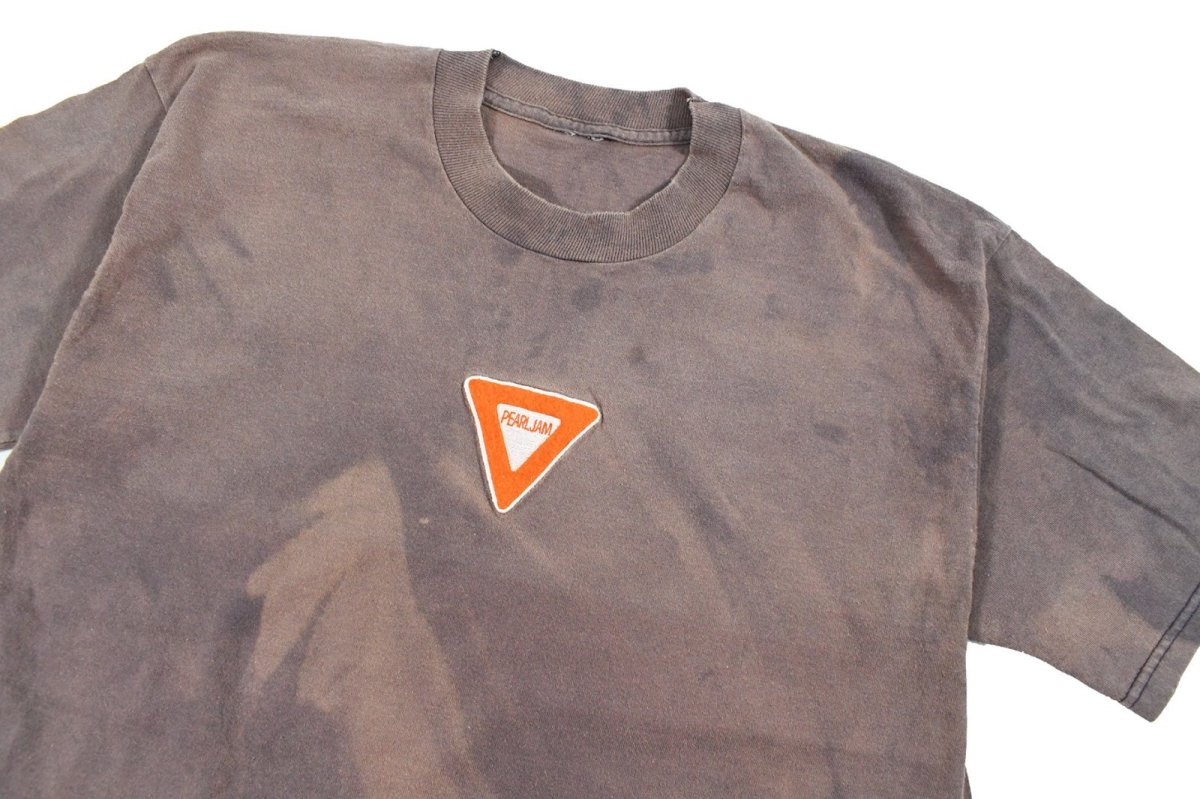 画像2: Used Musician Embroidered Tee "Pearl Jam" (2)