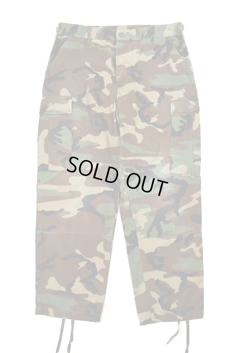 画像1: Used Us Military Hot Weather Ripstop Combat Trouser Woodland Camo (1)
