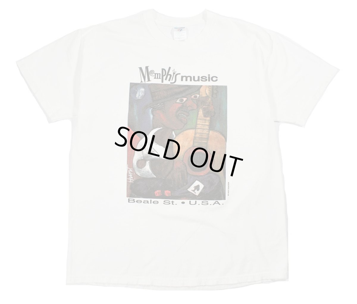 画像1: Used George Hunt S/S Print Tee (1)