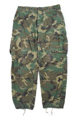 画像1: Used Us Military Ripstop Poplin Class 2 Trouser ERDL Camo (1)