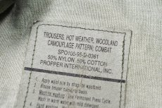 画像9: Used Us Military Hot Weather Ripstop Combat Trouser Woodland Camo (9)