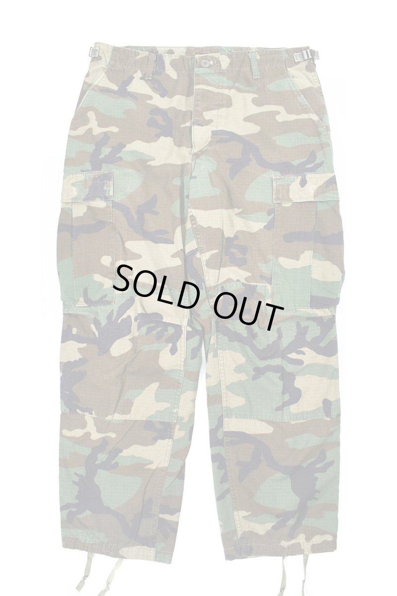 画像1: Used Us Military Hot Weather Ripstop Combat Trouser Woodland Camo (1)