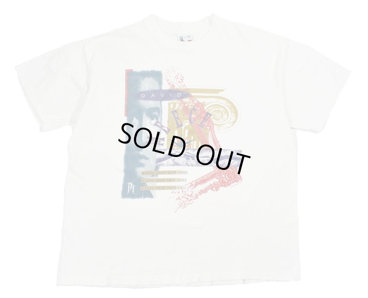 画像1: Used Musician Print Tee "David Meece" made in USA (1)
