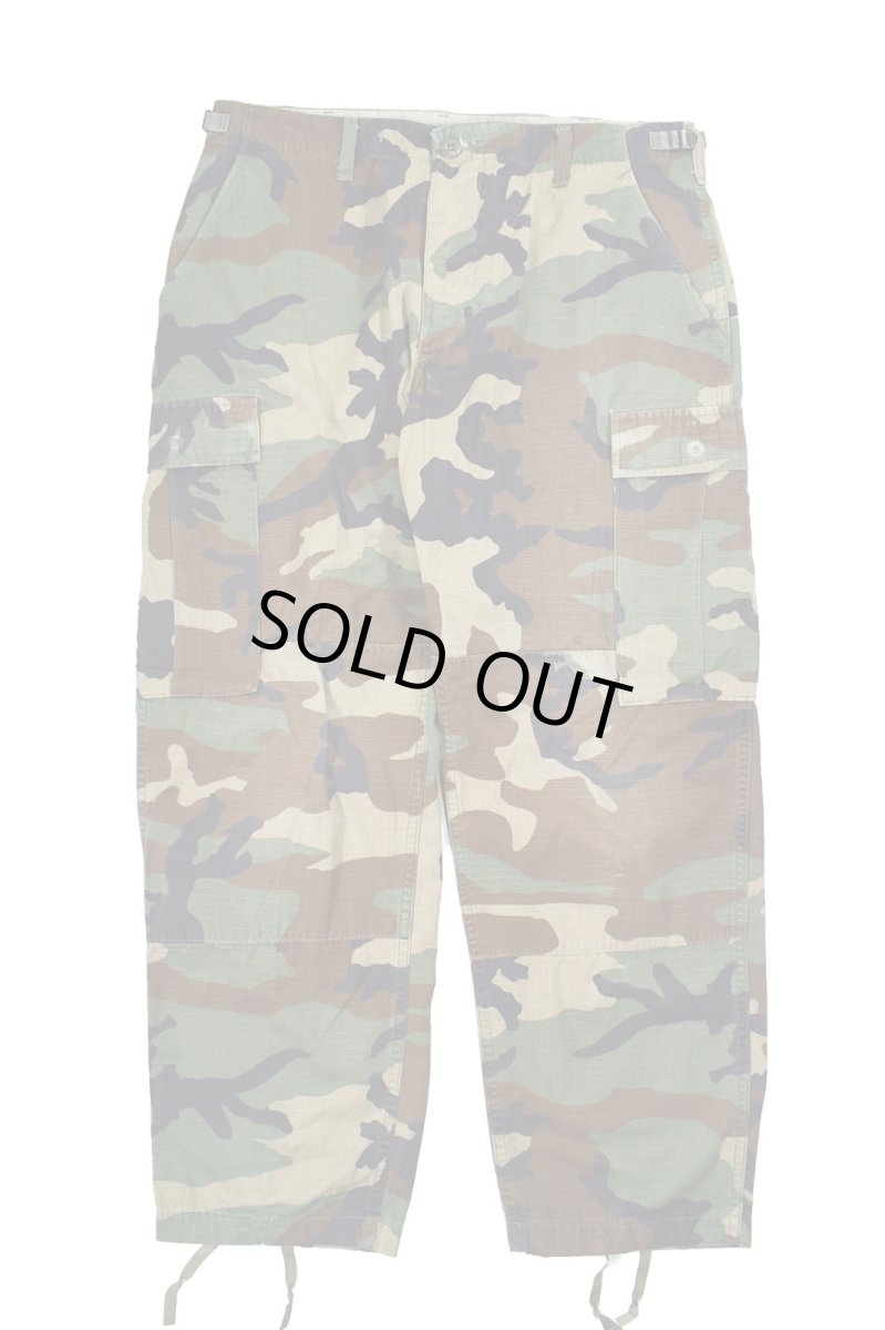 画像1: Used Us Military Hot Weather Ripstop Combat Trouser Woodland Camo (1)