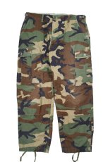 画像1: Used Us Military Hot Weather Ripstop Combat Trouser Woodland Camo (1)