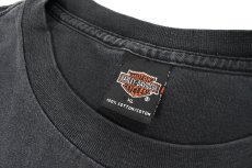 画像3: Used Harley-Davidson S/S Print Tee Black made in USA (3)