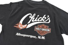 画像4: Used Harley-Davidson S/S Print Tee Black made in USA (4)