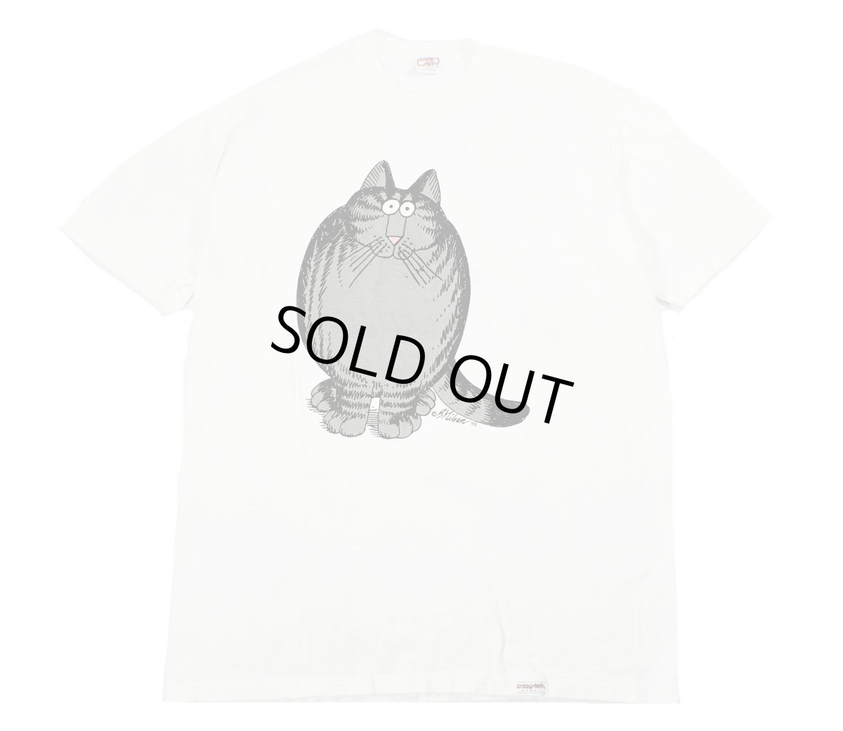 画像1: Used Crazy Shirts Kliban Cat Print Tee made in USA (1)