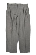 画像1: Used Untied Pleated Slacks made in USA (1)