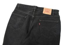 画像4: 02' Used Levi's 550 Denim Pants Black made in Canada リーバイス (4)
