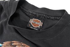 画像3: Used Harley-Davidson S/S Print Tee Black made in USA (3)