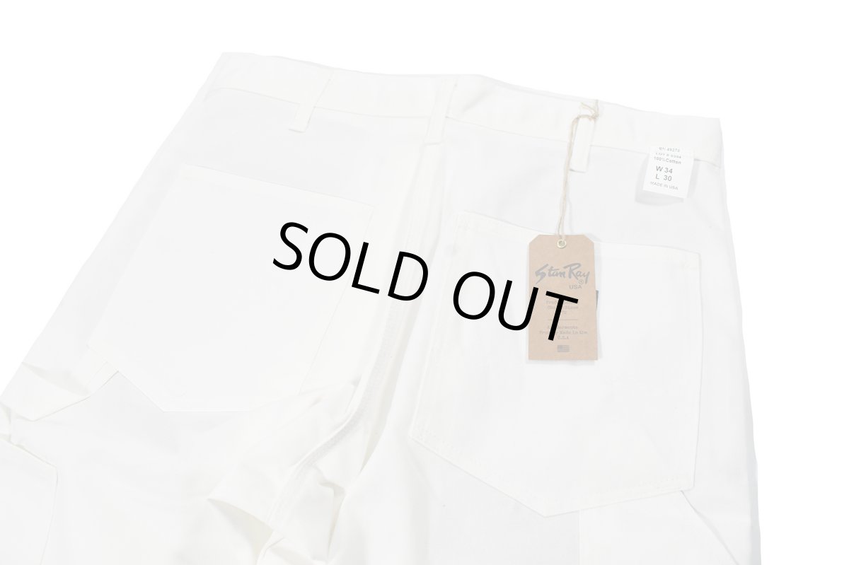 画像6: Stan Ray Double Knee Painter Pants White (6)